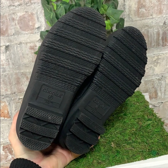NWT Chooka Plush Chelsea Short Rainboot Black - Picture 5 of 6